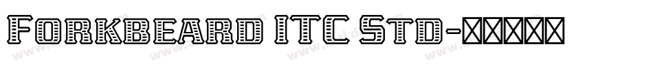 Forkbeard ITC Std字体转换